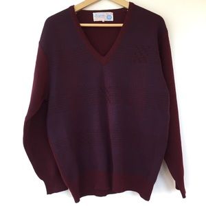 Vintage Wool Vneck Sweater
